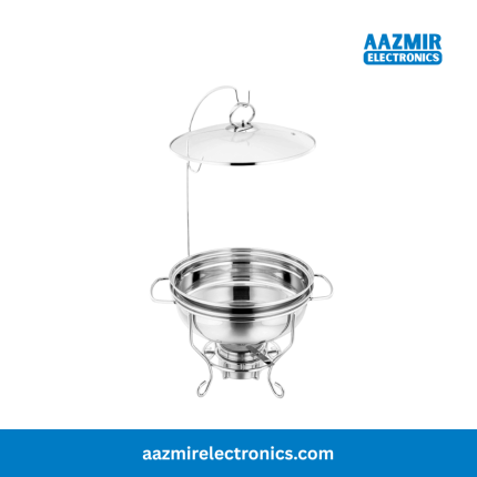 Banquet Chafing Dish with Glass Lid & Holder
