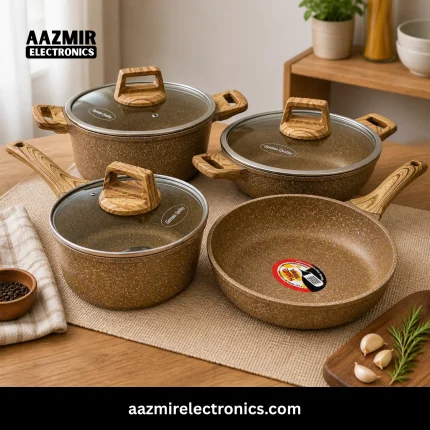 Kiam 7 Pcs Non-Stick Cookware Set BCG3348