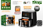 DSP Air Fryer KB2173 9L 1600W Digital Touch Air Fryer | Oil-Free Healthy Cooking | Aazmir Electronics - Image 2