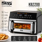 DSP KB2200 Dual Basket Air Fryer 11L (5.5L + 5.5L) | 2200W Smart Digital Air Fryer | Healthy Oil-Free Cooking - Image 3