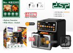 DSP KB2205 Digital Air Fryer 6L 1400W – Smart Touch Control with Viewing Window | Best Air Fryer in Bangladesh - Image 5