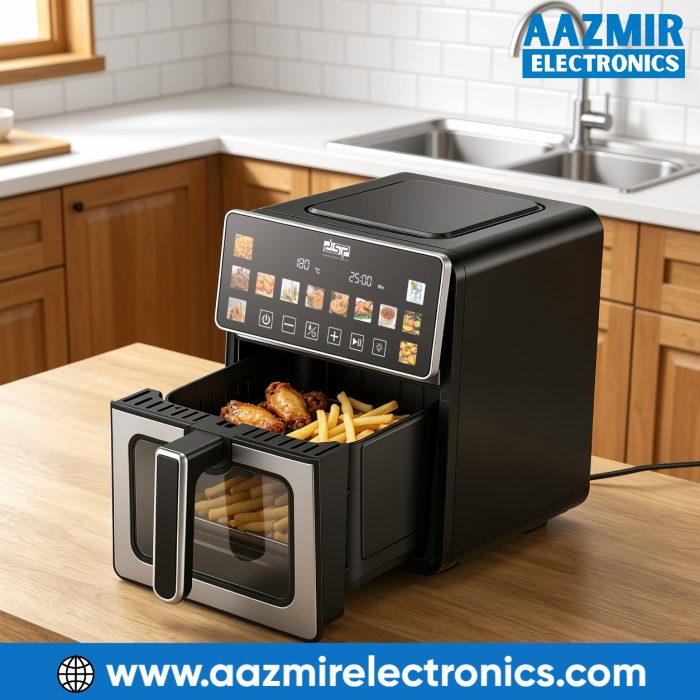 DSP KB2205 Digital Air Fryer 6L 1400W – Smart Touch Control with Viewing Window | Best Air Fryer in Bangladesh - Image 3