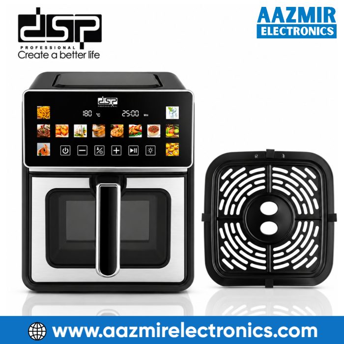 DSP KB2205 Digital Air Fryer 6L 1400W – Smart Touch Control with Viewing Window | Best Air Fryer in Bangladesh - Image 2