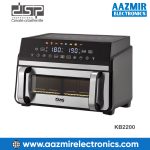 DSP KB2200 Dual Basket Air Fryer 11L (5.5L + 5.5L) | 2200W Smart Digital Air Fryer | Healthy Oil-Free Cooking